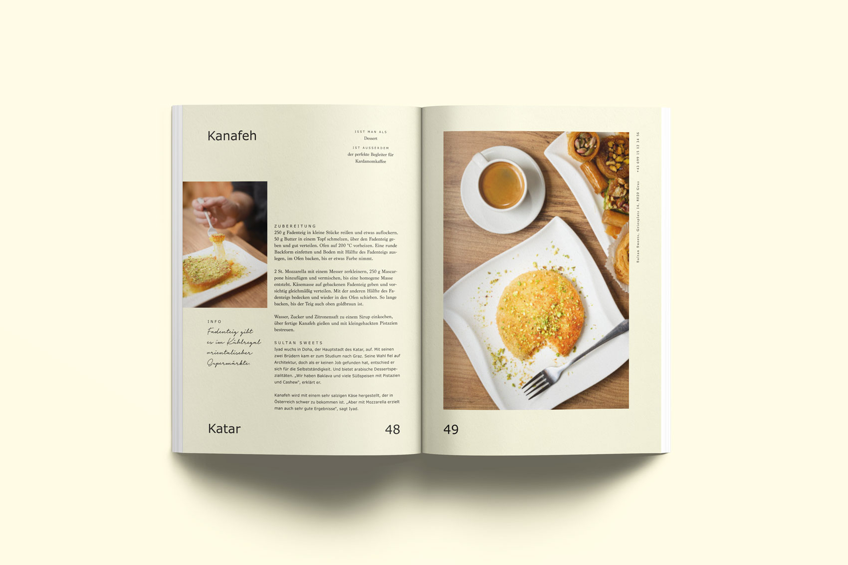 Megaphon Kochbuch – Editorial Design